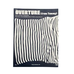 OVERTURE FROM TOMMY Vintage Music Sheet 1969 Peter Townshend